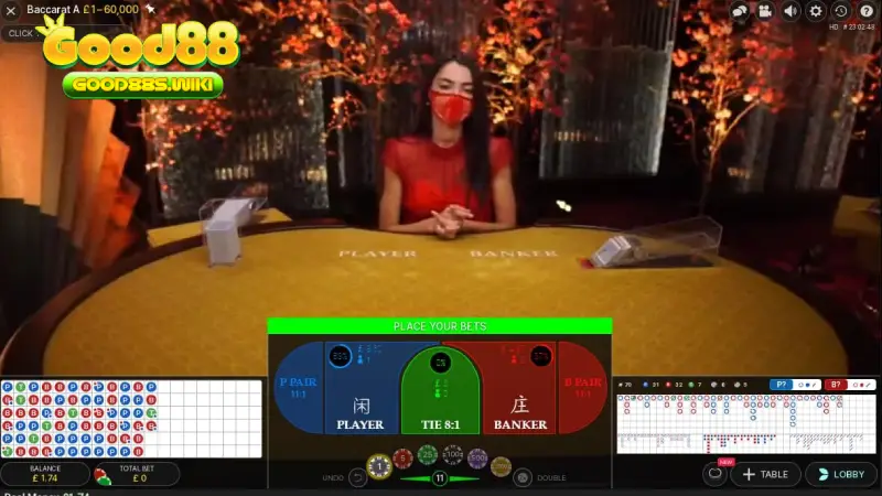 Baccarat có nhiều biến thể