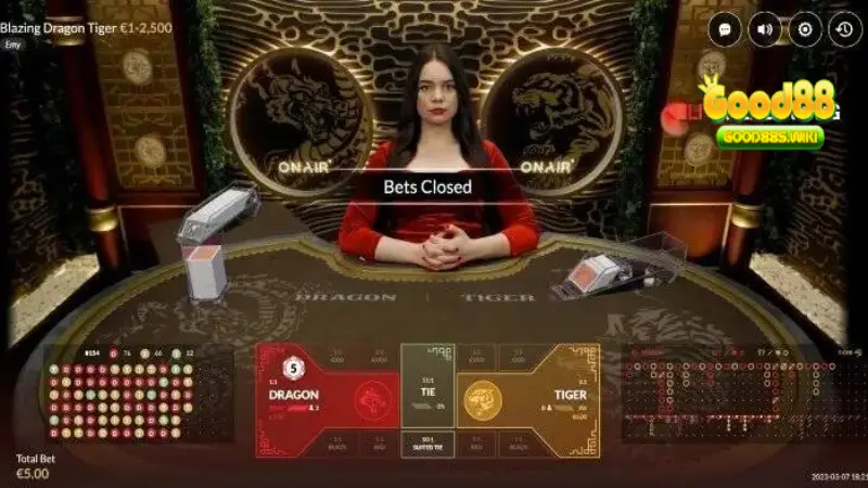 Chơi Rồng Hổ online đơn giản