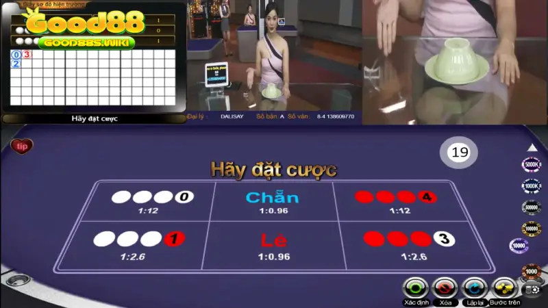 Chơi Xóc đĩa online tại Good88 thật đơn giản