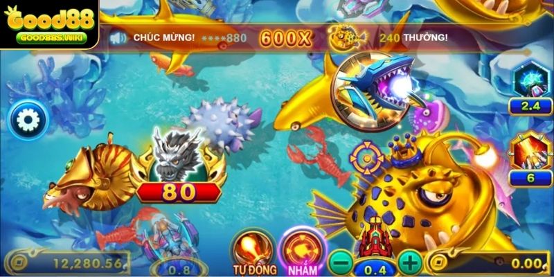 Bắn cá Ngũ Long là dòng game đổi thưởng hấp dẫn tại Good88
