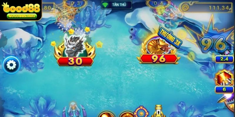 Người chơi dễ dàng trải nghiệm nhiều cấp độ chơi bắn cá