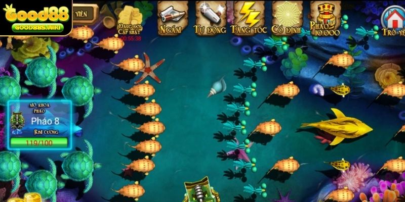 Trải nghiệm kho vũ khí đặc sắc giúp săn cá dễ dàng và hiệu quả